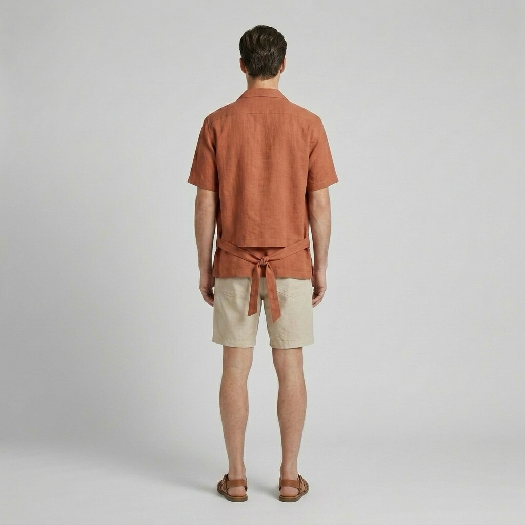 Layered Resort Camp Shirt