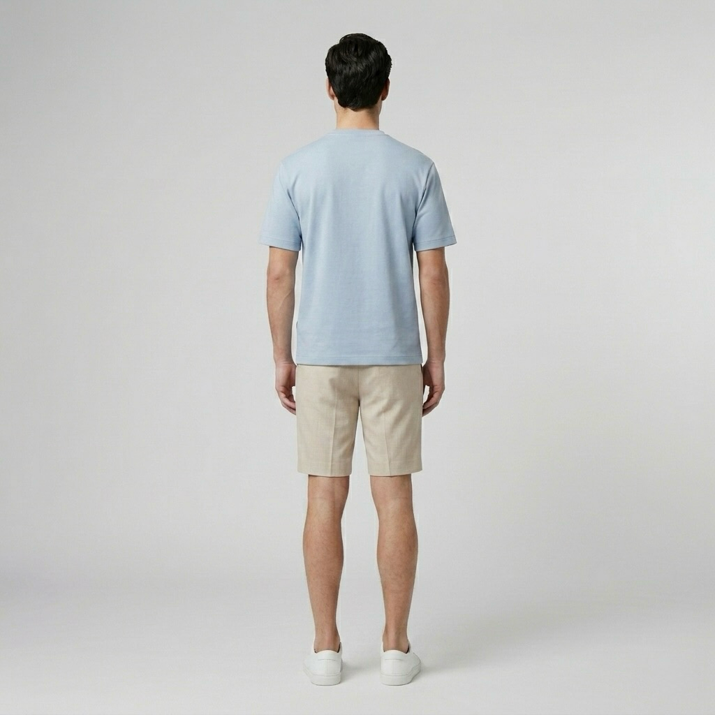Architectural Fold Detail T-Shirt