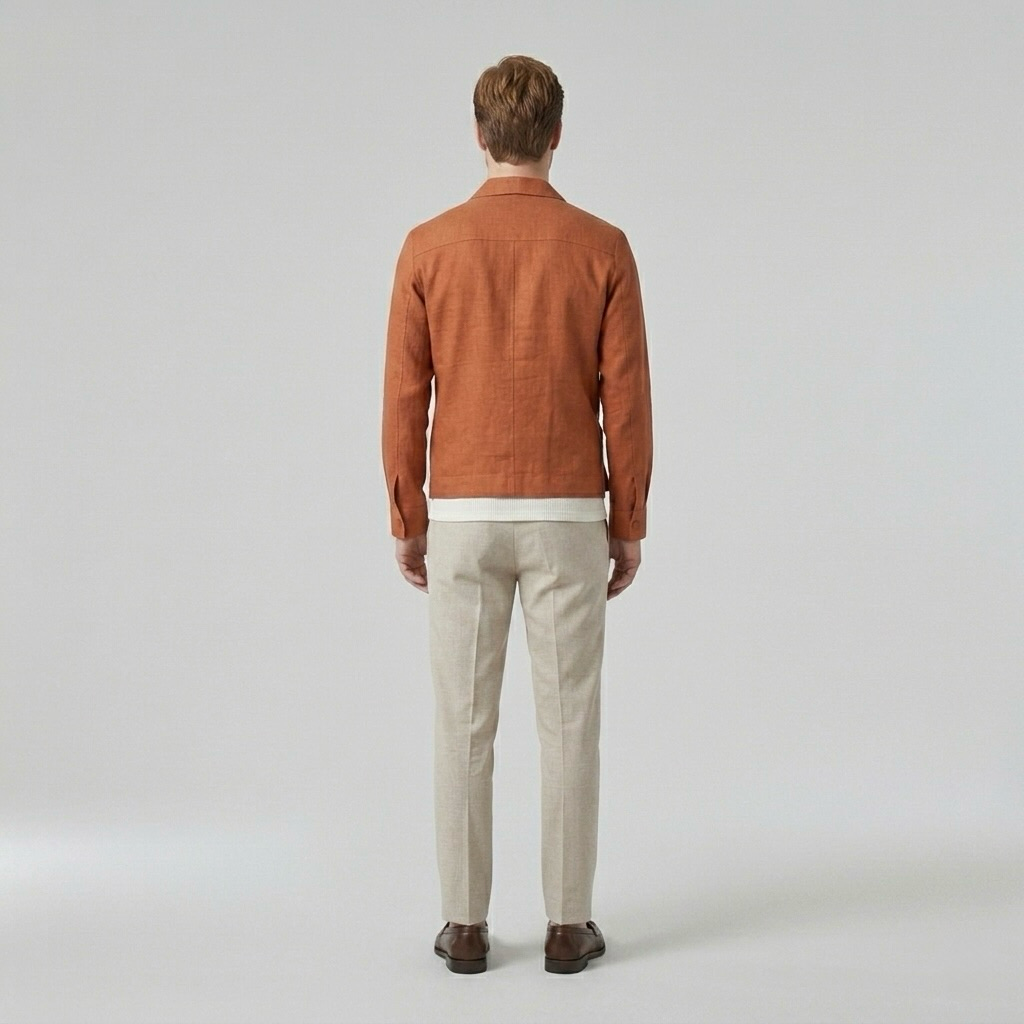 Wrap Front Tailored Jacket