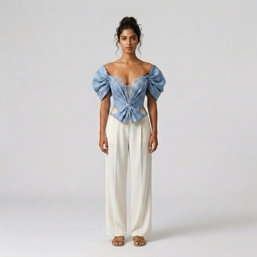 Statement Bow Corset Top