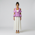 Sculptural Peplum Vest