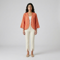 Open Front Lace Kimono Jacket